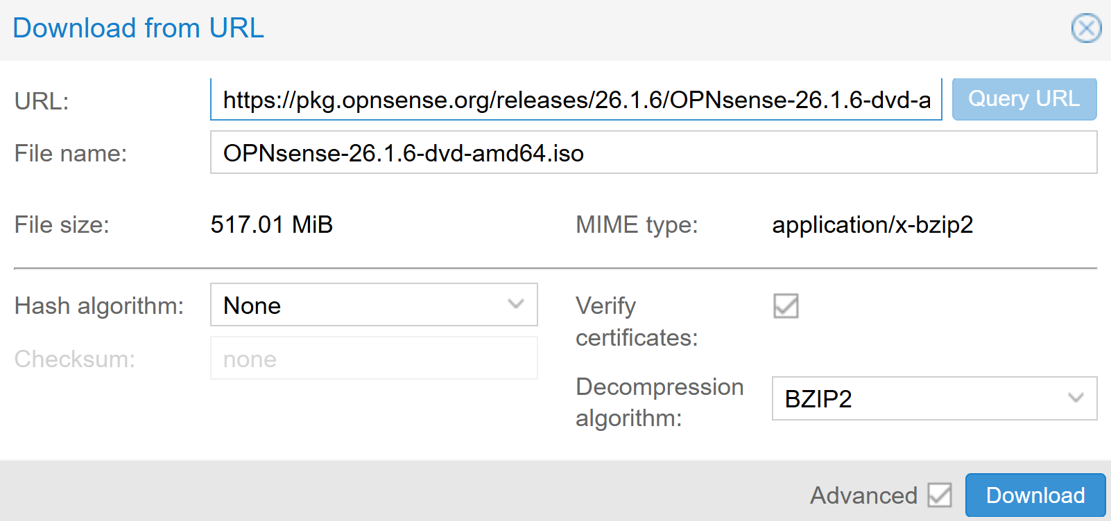 Download OPNSense